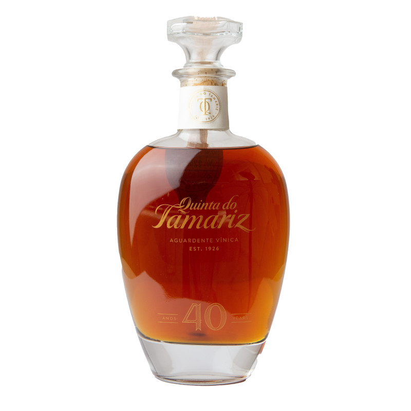AGUARDENTE VELHA TAMARIZ 40 ANOS 700 ML | Quinta De Tamariz | Garrafeira Genuína - Genuinamente apaixonados pelo Vinho