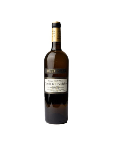 CONDE D'ERVIDEIRA BRANCO RESERVA 2022 750 ML | Ervideira Sociedade Agricola Lda | Garrafeira Genuína - Genuinamente apaixonados pelo Vinho