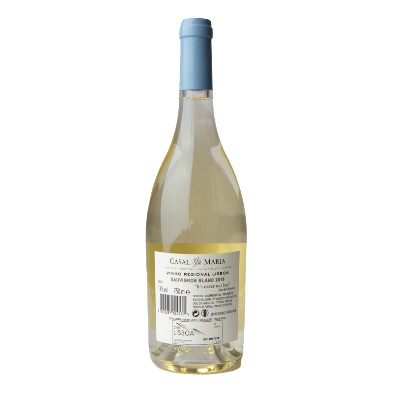CASAL STA. MARIA SAUVIGNON BLANC 2021 750 ML | Casal Sta. Maria | Garrafeira Genuína - Genuinamente apaixonados pelo Vinho