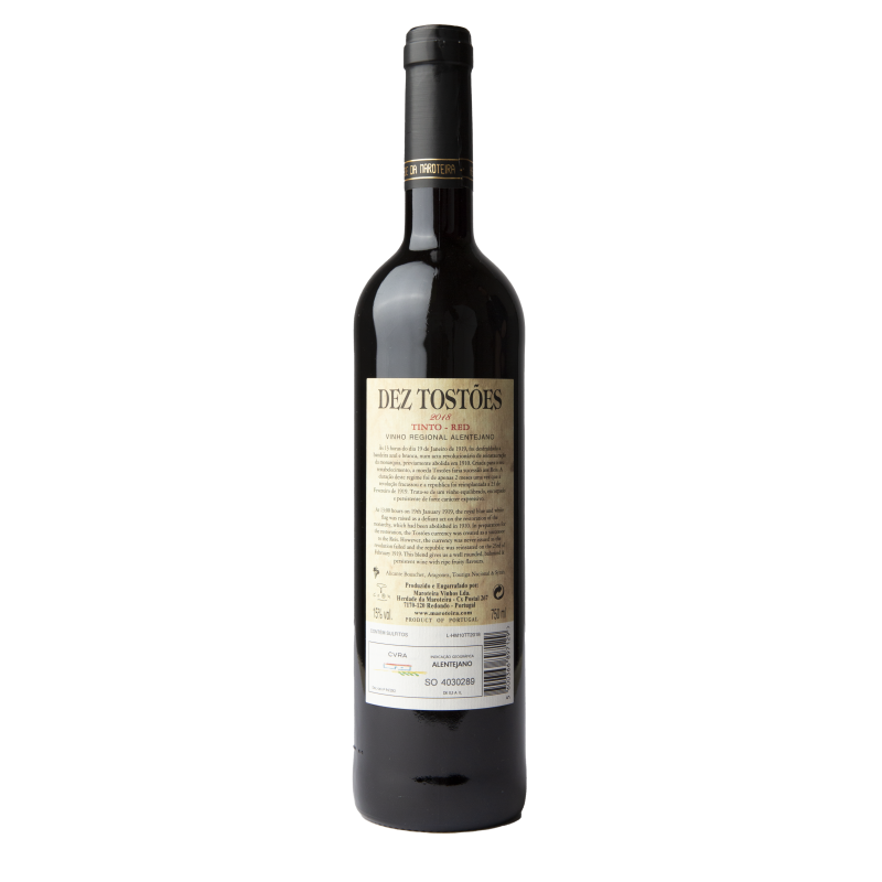 DEZ TOSTÕES 2019 750 ML | HERDADE DA MAROTEIRA | Garrafeira Genuína - Genuinamente apaixonados pelo Vinho