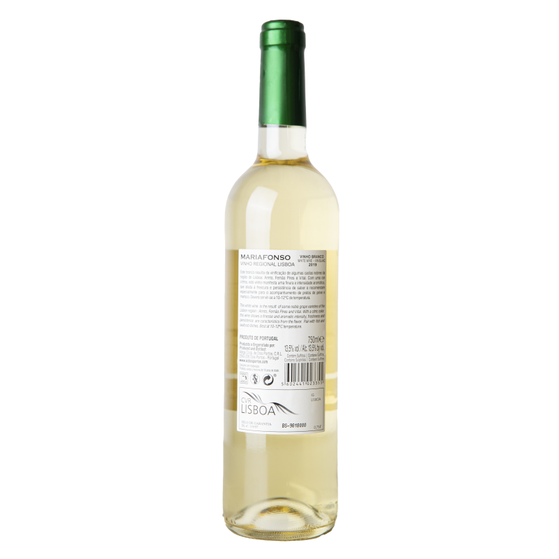 MARIA AFONSO BRANCO 2022 750 ML | Adega de Dois Portos | Garrafeira Genuína - Genuinamente apaixonados pelo Vinho