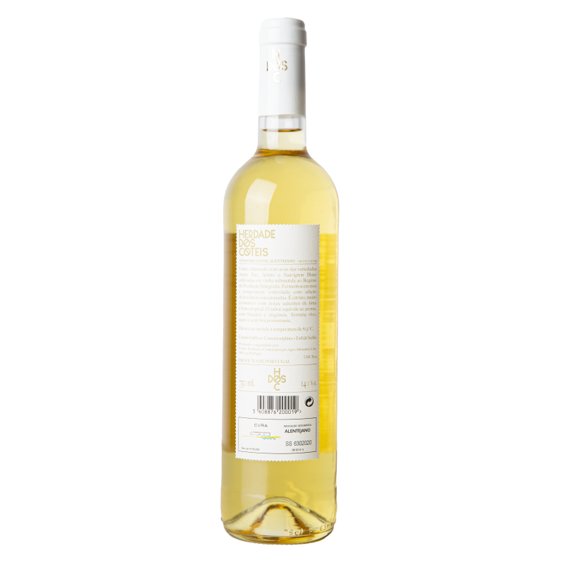 HERDADE DOS COTEIS BRANCO 2024 750 ML | HERDADE DOS COTEIS | Garrafeira Genuína - Genuinamente apaixonados pelo Vinho