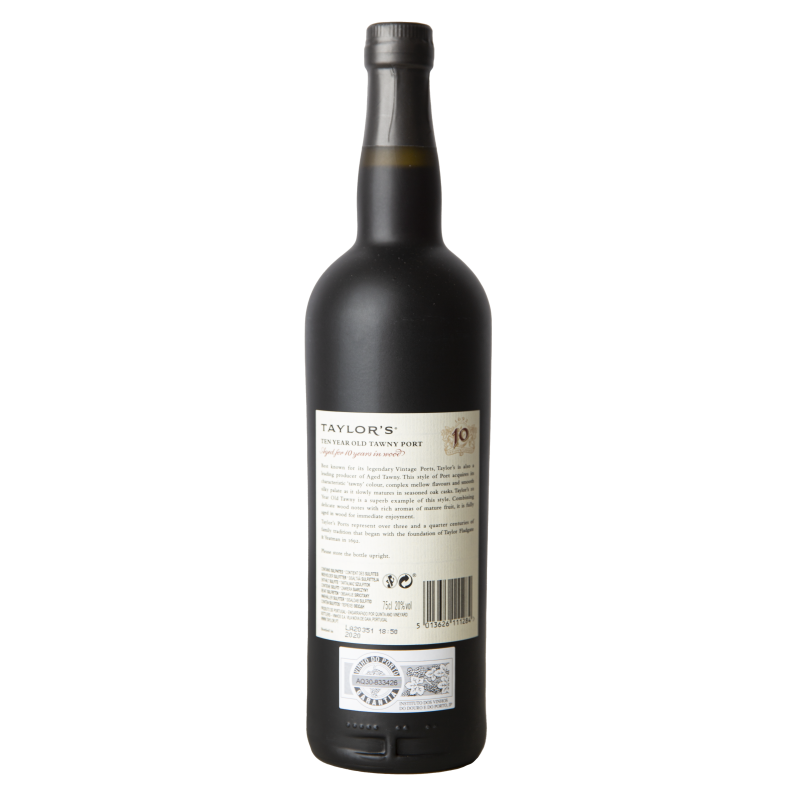 TAYLOR'S TAWNY 10 ANOS 750 ML |  | Garrafeira Genuína - Genuinamente apaixonados pelo Vinho