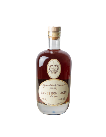 AGUARDENTE VÍNICA VELHA CAVES BONIFÁCIO | CAVES BONIFÁCIO | Garrafeira Genuína - Genuinamente apaixonados pelo Vinho