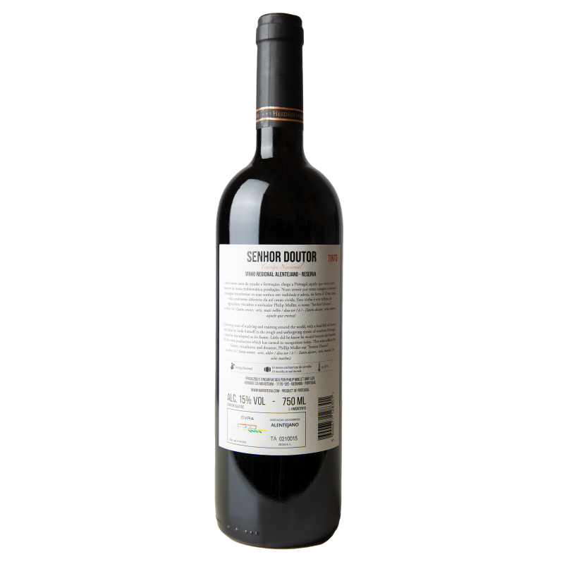 SENHOR DOUTOR RESERVA TOURIGA NACIONAL 2021 | HERDADE DA MAROTEIRA | Garrafeira Genuína - Genuinamente apaixonados pelo Vinho