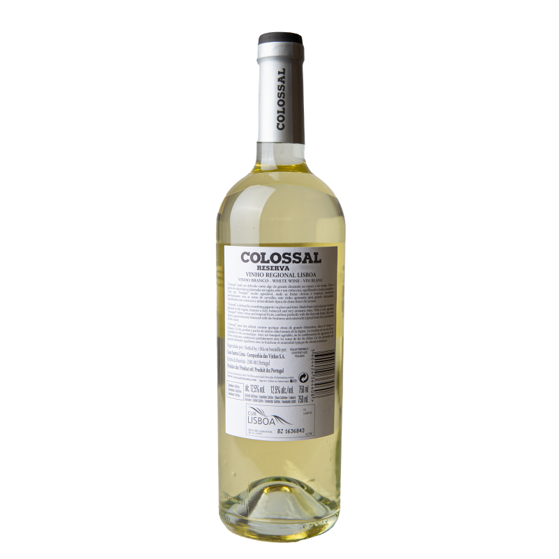 COLOSSAL BRANCO RESERVA 2021 750 ML | Casa Santos Lima | Garrafeira Genuína - Genuinamente apaixonados pelo Vinho