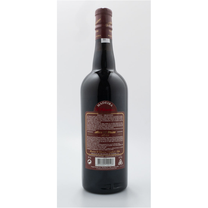 MADEIRA D'OLIVEIRAS 10 ANOS DOCE | D'Oliveiras | Garrafeira Genuína - Genuinamente apaixonados pelo Vinho