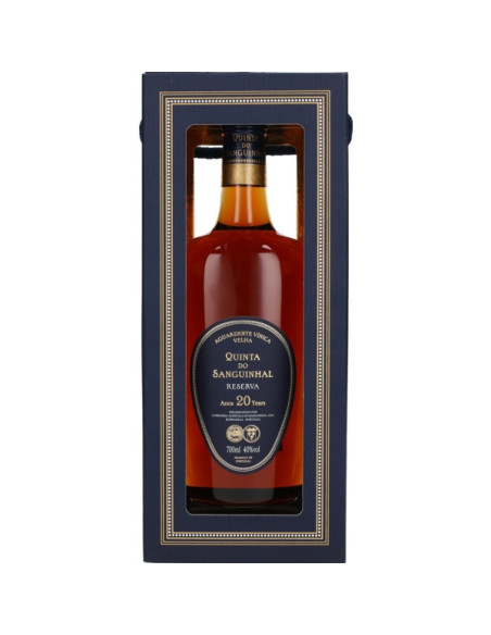 AGUARDENTE VÍNICA QUINTA DO SANGUINHAL VELHA RESERVA 20 ANOS |  | Garrafeira Genuína - Genuinamente apaixonados pelo Vinho