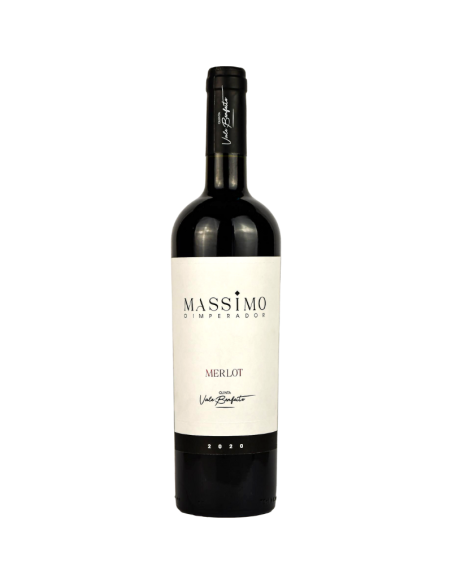 MASSIMO O IMPERADOR MERLOT 2020 750 ML | QUINTA VALE BENFEITO | Garrafeira Genuína - Genuinamente apaixonados pelo Vinho