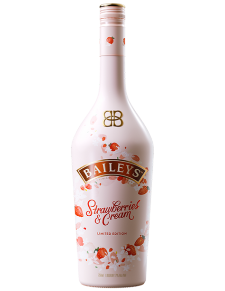 BAILEYS STRAWBERRIES & CREAM 700 ML | BAILEYS | Garrafeira Genuína - Genuinamente apaixonados pelo Vinho