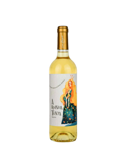 A RAINHA TONTA - VINHO BRANCO SECO 750 ML | QUINTA VALE BENFEITO | Garrafeira Genuína - Genuinamente apaixonados pelo Vinho