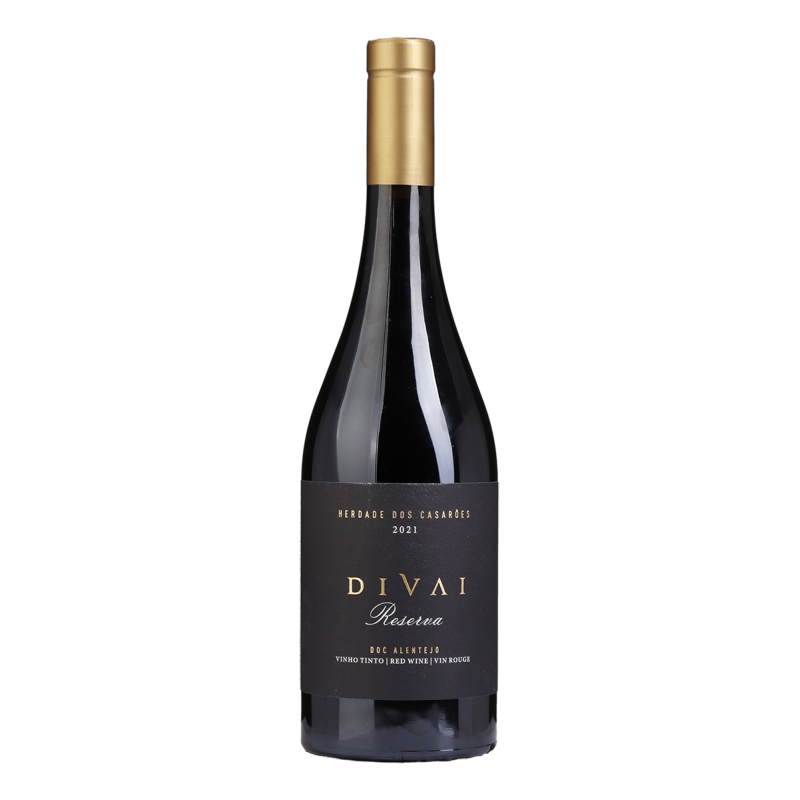 HERDADE DOS CASARÕES DIVAI RESERVA TINTO 2021 750 ML | DIVAI | Garrafeira Genuína - Genuinamente apaixonados pelo Vinho