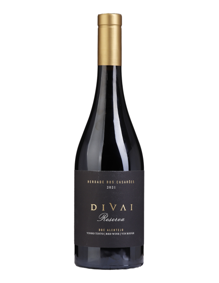 HERDADE DOS CASARÕES DIVAI RESERVA TINTO 2021 750 ML | DIVAI | Garrafeira Genuína - Genuinamente apaixonados pelo Vinho