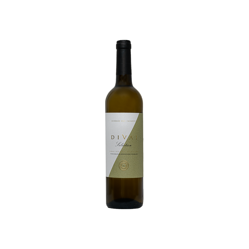 HERDADE DOS CASARÕES DIVAI SELECTION BRANCO 2023 750 ML | DIVAI | Garrafeira Genuína - Genuinamente apaixonados pelo Vinho