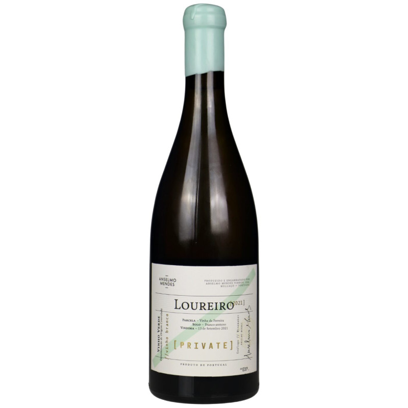 ANSELMO MENDES PRIVATE LOUREIRO 2021 750 ML | Anselmo Mendes Vinhos, Lda. | Garrafeira Genuína - Genuinamente apaixonados pelo Vinho