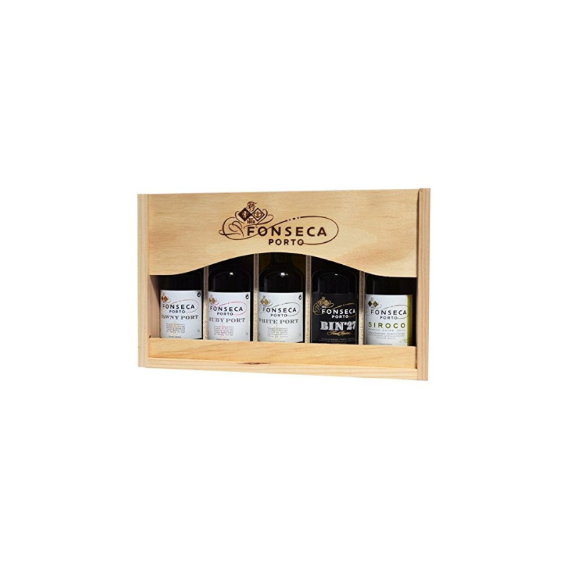CONJUNTO MINIATURAS PORTO FONSECA C/ 5 UNI | FONSECA | Garrafeira Genuína - Genuinamente apaixonados pelo Vinho