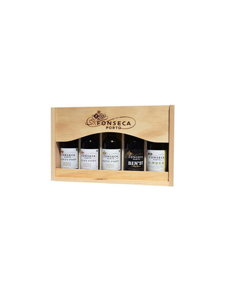 CONJUNTO MINIATURAS PORTO FONSECA C/ 5 UNI | FONSECA | Garrafeira Genuína - Genuinamente apaixonados pelo Vinho