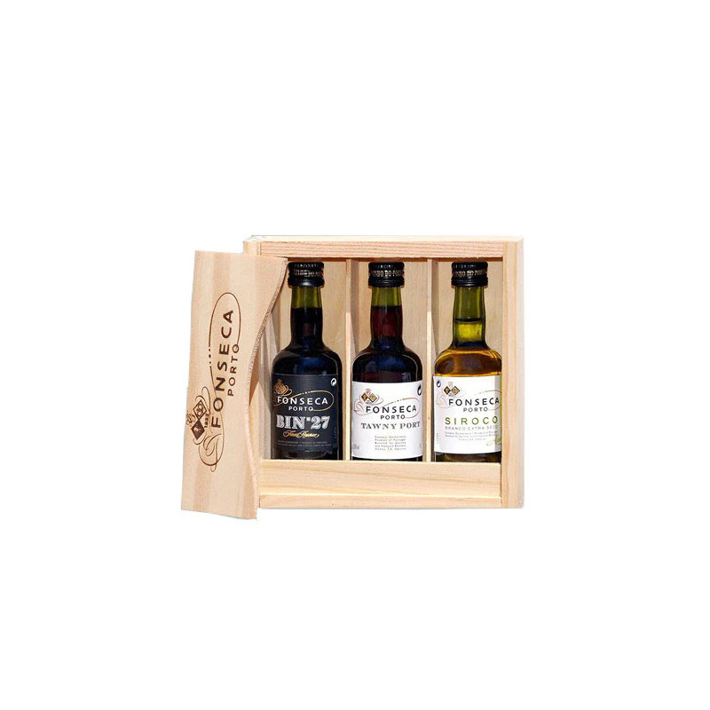 CONJUNTO MINIATURAS PORTO FONSECA C/ 3 UNI | FONSECA | Garrafeira Genuína - Genuinamente apaixonados pelo Vinho