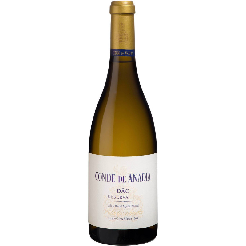 CONDE DE ANADIA RESERVA BRANCO 2019 750 ML | PALÁCIO DA ANADIA | Garrafeira Genuína - Genuinamente apaixonados pelo Vinho