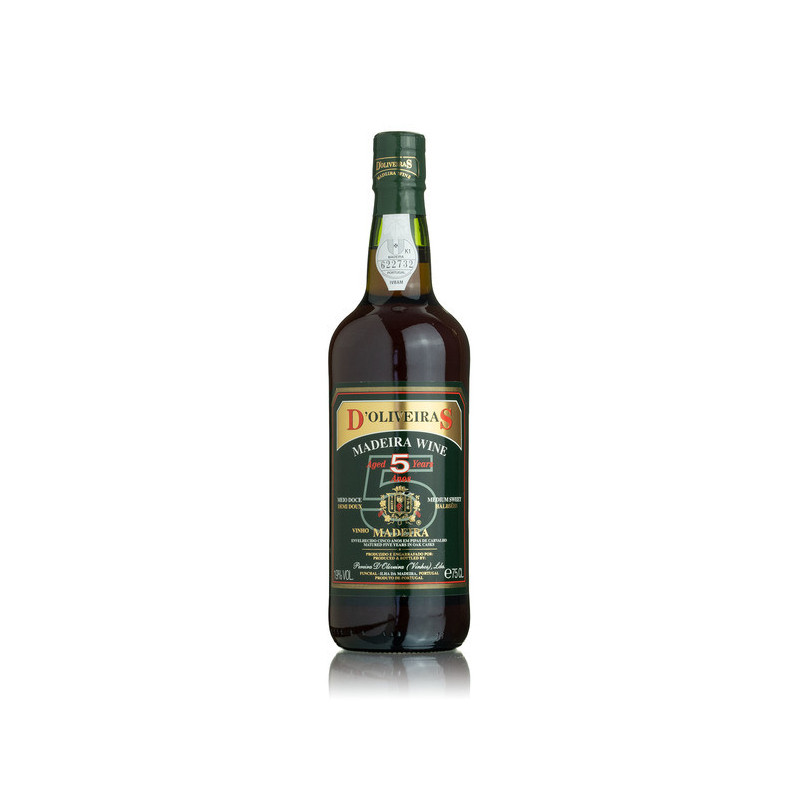 D'OLIVEIRAS 5 ANOS MEIO DOCE 750 ML | D'Oliveiras | Garrafeira Genuína - Genuinamente apaixonados pelo Vinho