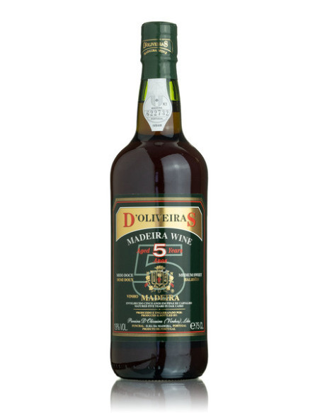 D'OLIVEIRAS 5 ANOS MEIO DOCE 750 ML | D'Oliveiras | Garrafeira Genuína - Genuinamente apaixonados pelo Vinho