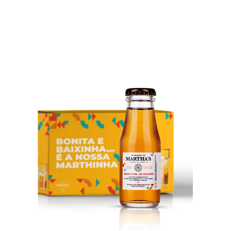 MARTHA'S MOSCATEL MINIATURE 55 ML | MARTHA'S | Garrafeira Genuína - Genuinamente apaixonados pelo Vinho