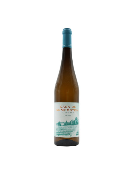 CASA DE COMPOSTELA ALVARINHO PREMIUM 2023 750 ML | CASA DE COMPOSTELA | Garrafeira Genuína - Genuinamente apaixonados pelo Vinho
