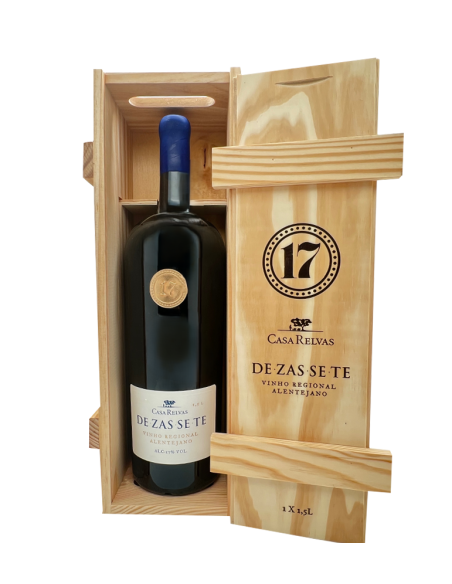 CASA RELVAS DE-ZAS-SE-TE 2023 1500 ML | CASA RELVAS | Garrafeira Genuína - Genuinamente apaixonados pelo Vinho