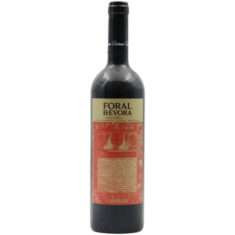 FORAL D ÉVORA TINTO COLHEITA 2019 750 ML | CARTUXA | Garrafeira Genuína - Genuinamente apaixonados pelo Vinho