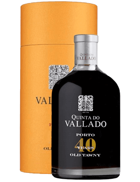 PORTO QUINTA DO VALLADO TAWNY 40 ANOS 500 ML | QUINTA DO VALLADO | Garrafeira Genuína - Genuinamente apaixonados pelo Vinho