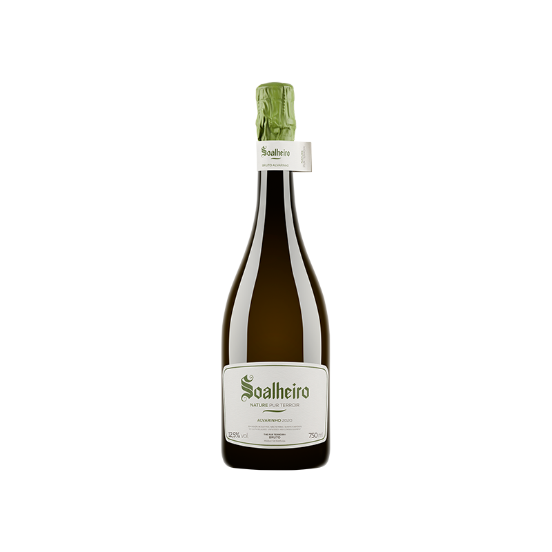 SOALHEIRO BRUTO NATURE PUR TERROIR ALVARINHO 2020 750 ML | SOALHEIRO | Garrafeira Genuína - Genuinamente apaixonados pelo Vinho
