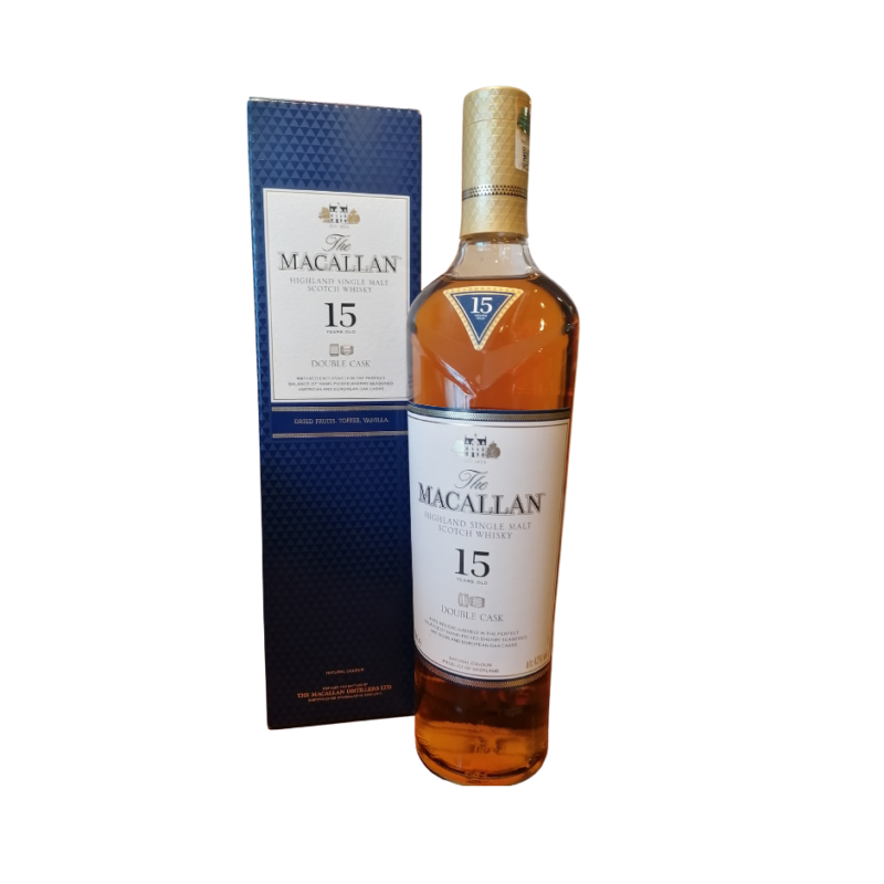 WHISKY MACALLAN 15 ANOS DOUBLE CASK 700 ML |  | Garrafeira Genuína - Genuinamente apaixonados pelo Vinho