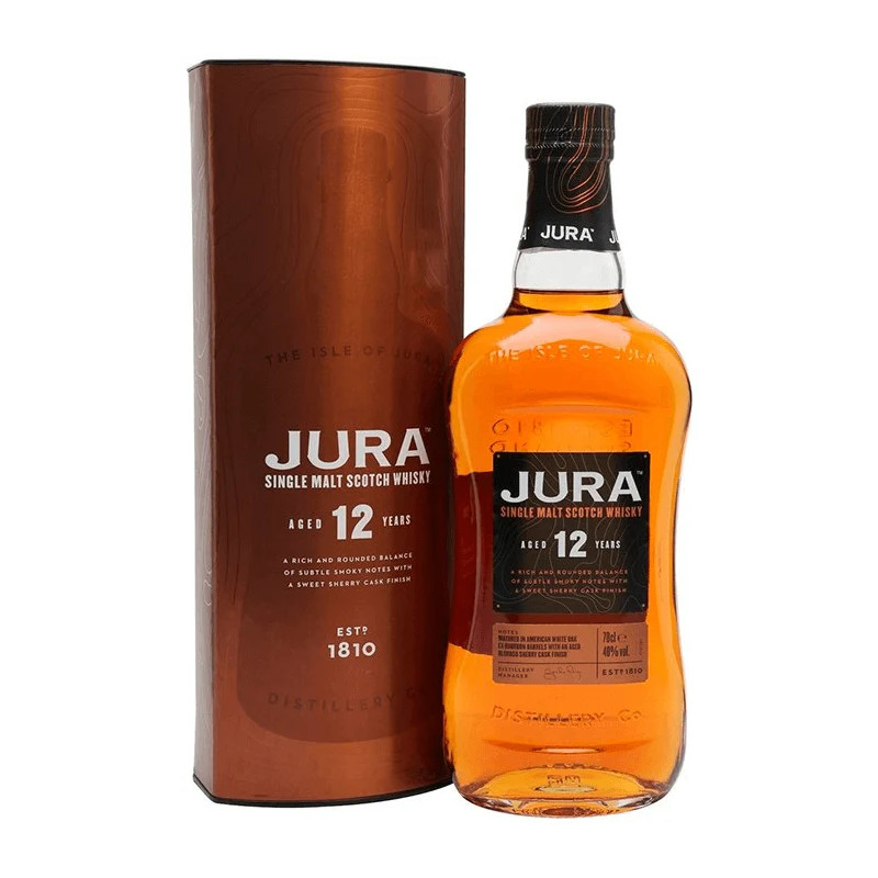WHISKY JURA 12 ANOS 700 ML |  | Garrafeira Genuína - Genuinamente apaixonados pelo Vinho