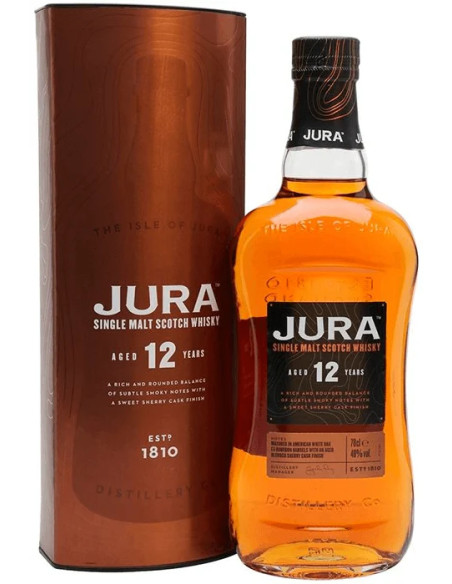 WHISKY JURA 12 ANOS 700 ML |  | Garrafeira Genuína - Genuinamente apaixonados pelo Vinho