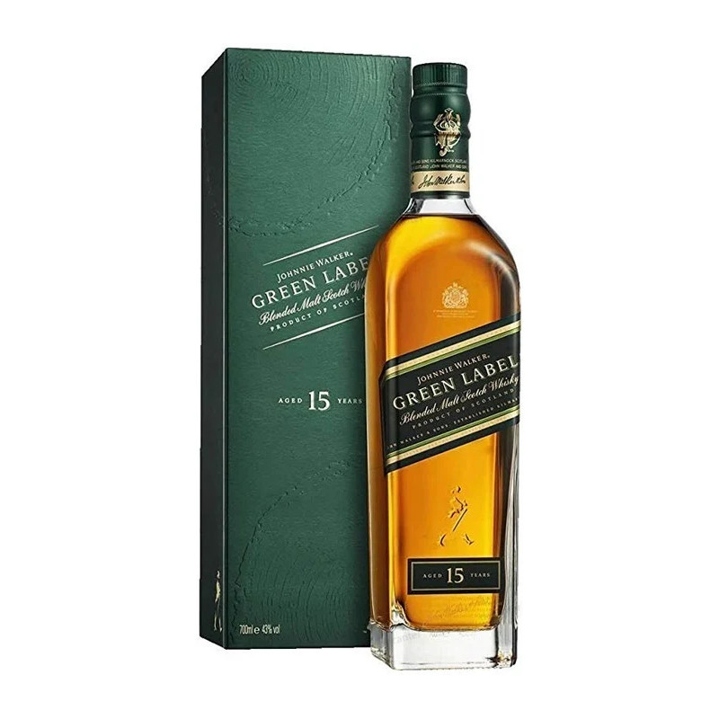 WHISKY JOHNNIE WALKER GREEN LABEL 15 ANOS 700 ML |  | Garrafeira Genuína - Genuinamente apaixonados pelo Vinho