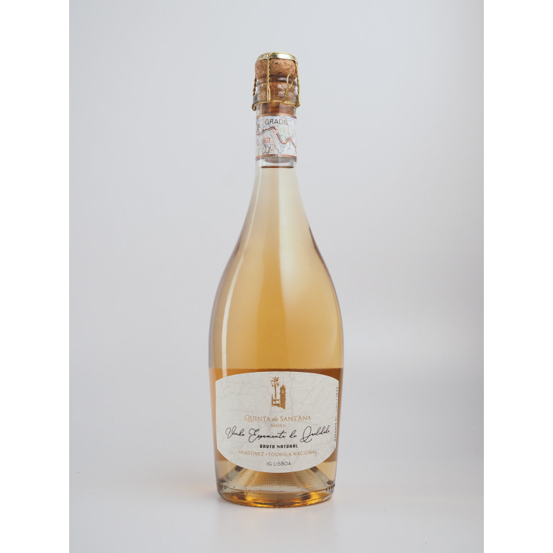 ESPUMANTE QUINTA DE SANT'ANA BRUTO NATURAL 750 ML | Quinta Do Sant'Ana | Garrafeira Genuína - Genuinamente apaixonados pelo Vinho