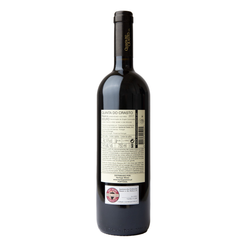 QUINTA DO CRASTO RESERVA VINHAS VELHAS 2022 750 ML | QUINTA DO CRASTO | Garrafeira Genuína - Genuinamente apaixonados pelo Vinho